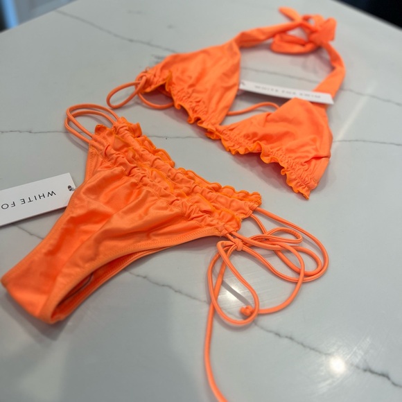 WhiteFox Shock Orange Bikini Set 🍑🍊🧡 - Picture 1 of 6